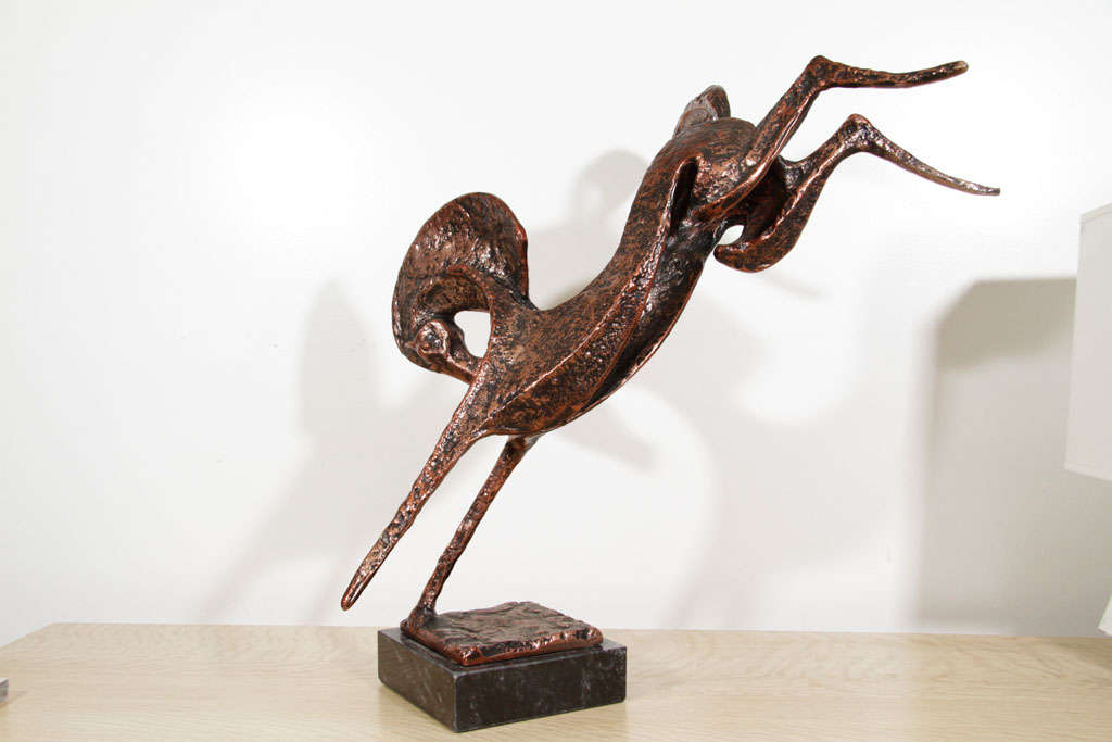 Modernist Horse Sculpture by Curtis Jere In Good Condition For Sale In New York, NY